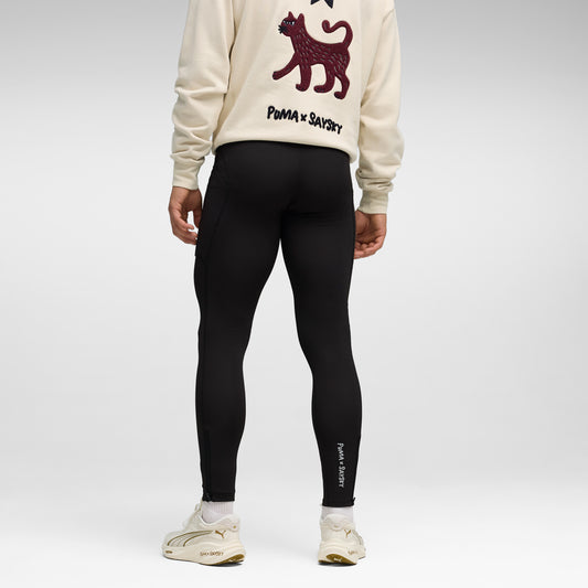 Puma X SAYSKY Full Tight Running Tights - Black (P52755401) - Men's