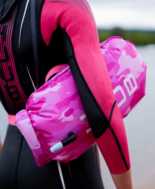 スイムトレーニングフロート A2-TFPC HUUB Tow Float - Pink Camo