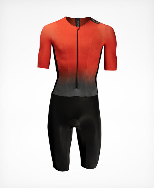 トライアスロンスーツ TCLCBR Collective Trisuit - Black/Red Fade [メンズ]