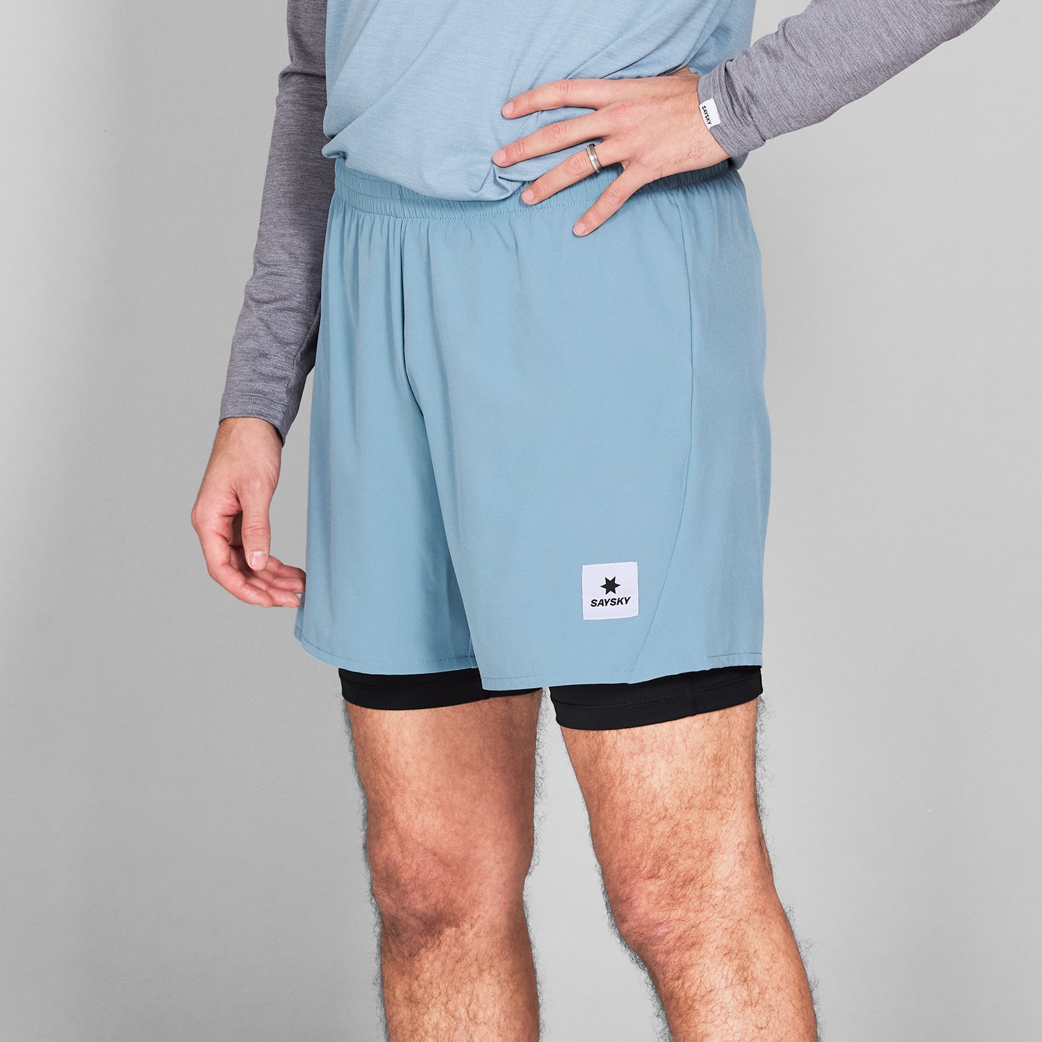 SAY SKY ランニングショーツ メンズM □ 公式 □ SAYSKY/セイスカイ ランニングショーツ LMRSH20c204