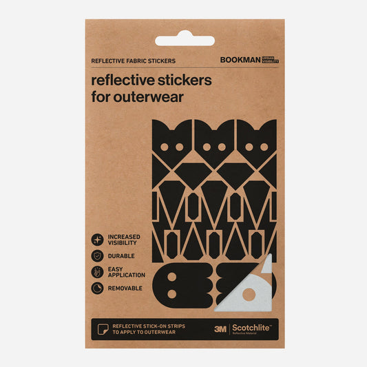 リフレクター BM-494 Reflective-stickers-for-outerwear 布用リフレクティブステッカー Reflective Stickers for Outerwear Adventure - Silver