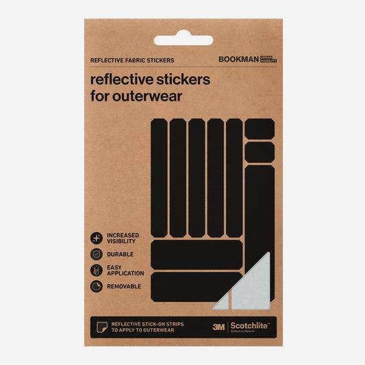 リフレクター BM-492 Reflective-stickers-for-outerwear 布用リフレクティブステッカー Reflective Stickers for Outerwear Strips - Silver