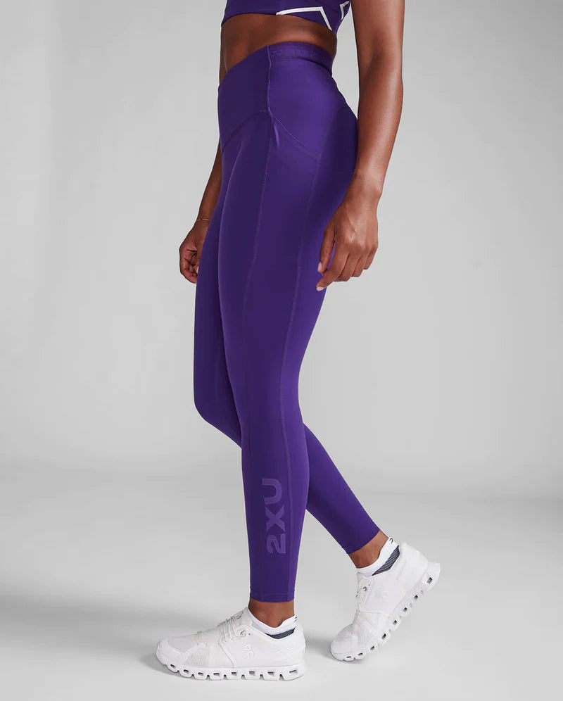 2XU ツータイムズユー レギンス　パープル　レディース 2XU ツータイムズユー レギンスパープルレディース