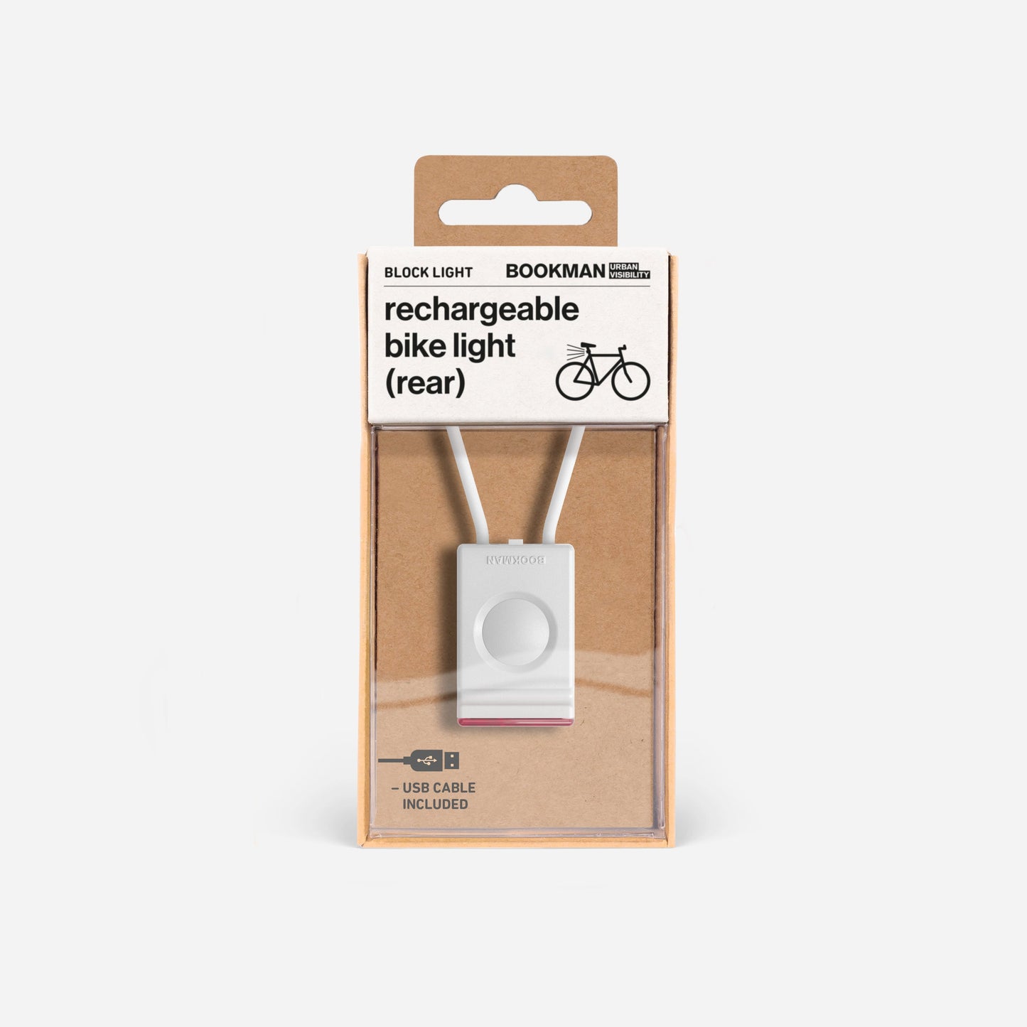 ライト BM-414 Block-light-rear ブロックライト(リア) Block Light Rear - White
