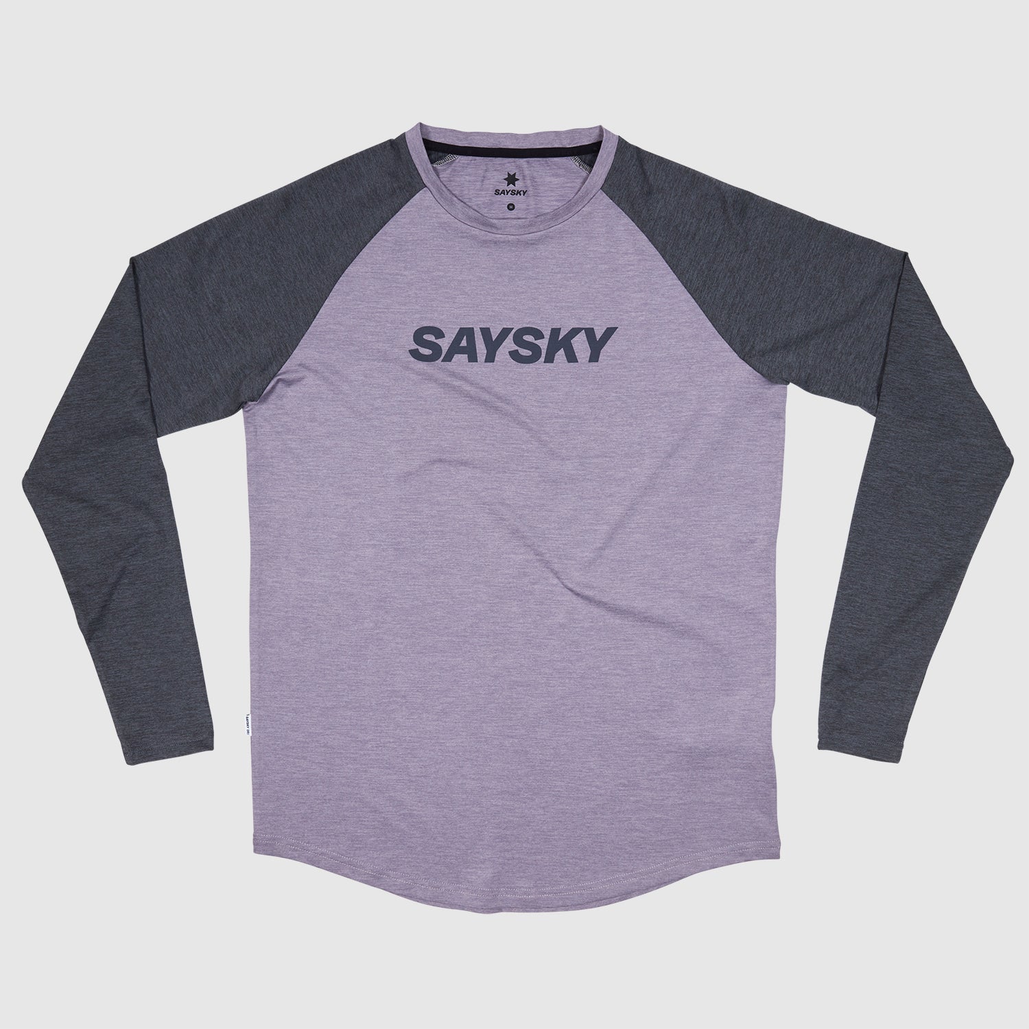 ■ 公式 ■ SAYSKY/セイスカイ ランニングTシャツ(ロングスリーブ) JMRLS05c7001 Logo Pace Longsleeve -  Purple [メンズ]