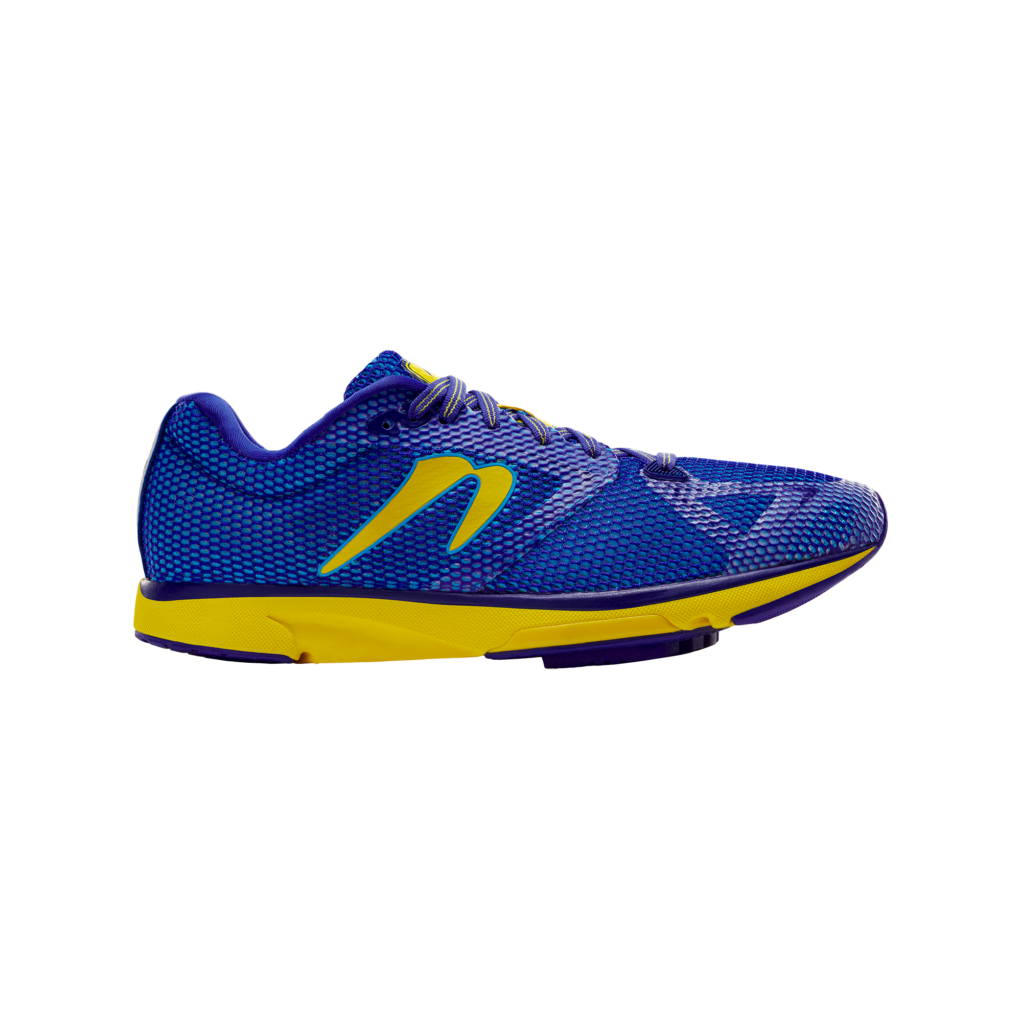 ■ 公式 ■ NEWTON Running/ニュートンランニング ランニングシューズ M000523 ディスタンス Distance 12 -  Navy/Yellow [メンズ]