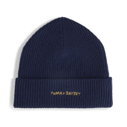 ランニングキャップ P02661501 Puma X SAYSKY Merino Beanie - New Navy [ユニセックス]