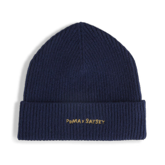 ランニングキャップ P02661501 Puma X SAYSKY Merino Beanie - New Navy [ユニセックス]
