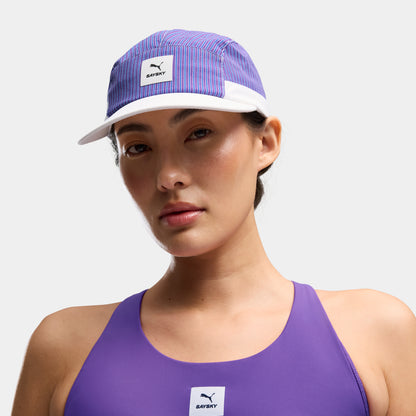 ランニングキャップ P02774502 Puma X SAYSKY ウルトラウィーブ 5パネル - Ultra Purple-cobalt Glaze-puma White [ユニセックス]