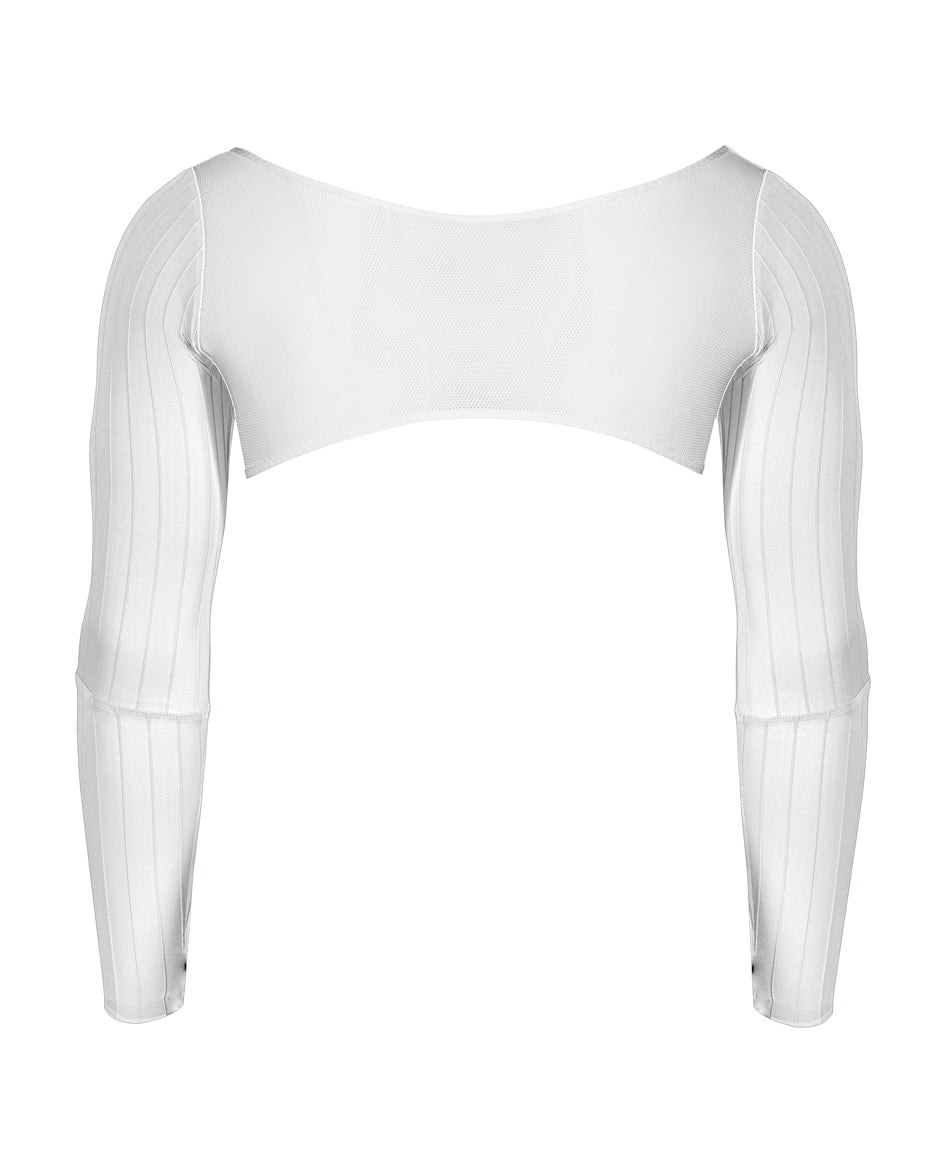 アームガード CYCABUVBW Aero Bridge Undervest Long Sleeve - White [ユニセックス]