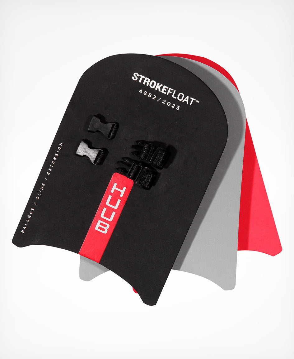 スイムトレーニングフロート A2-STROKEFLOAT HUUB Strokefloat - Black/Grey/Red