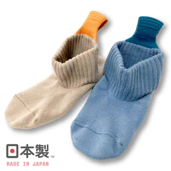 ソックス FML027BLU らく～にはけるソックス（しっかり着圧タイプ） - Blue [ユニセックス]