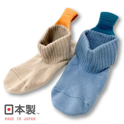 ソックス FML027BLU らく～にはけるソックス（しっかり着圧タイプ） - Blue [ユニセックス]