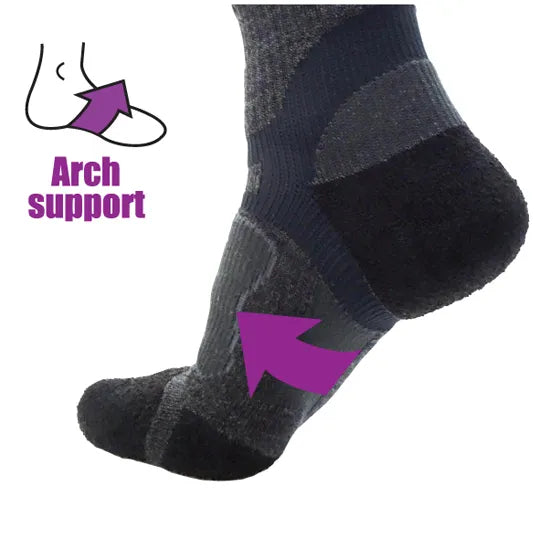 ソックス FXT040CGY トレック用ソックス 3dsox ソルテーレ - Charcoal Gray [ユニセックス]