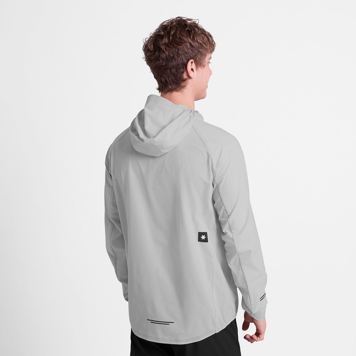 ランニングジャケット SM10001c610 Clean Pace Flex Hooded Jacket - Grey [メンズ]