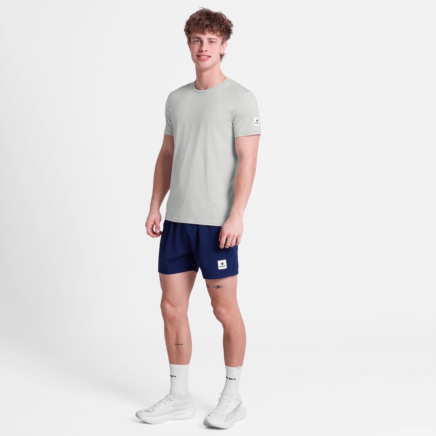 モーションTシャツ SM25001c6008 Clean Motion T-shirt - Grey [メンズ]