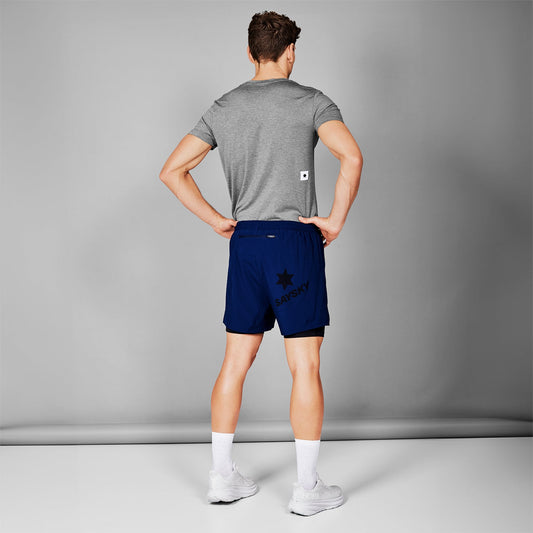 ランニングショーツ XMRSH20c201 2-in-1 Pace Shorts 5inch - Blue [メンズ]