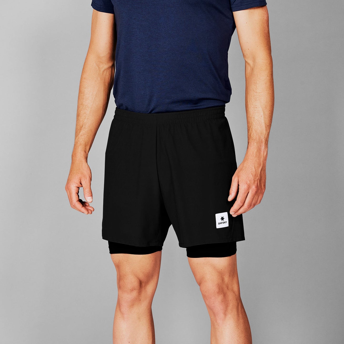 ランニングショーツ XMRSH20c901 2-in-1 Pace Short 5inch - Black [メンズ]