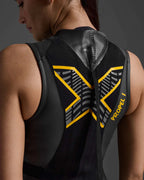 トライアスロン用ウェットスーツ WW4995c-BLK-ABN Propel P:1 Sleeveless Wetsuit プロペル P:1 スリーブレス - Black/Ambition Yellow [レディーズ]
