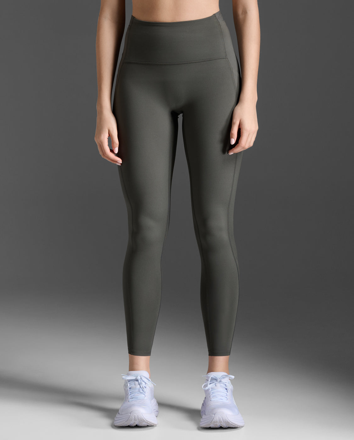 ランニングタイツ WA6874bJJUP レディーズ フォームスタッシュ ハイライズコンプレッション - Jupiter Grey/Jupiter Grey [レディーズ]