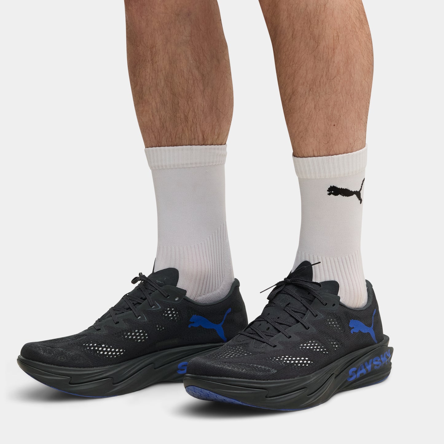 ランニングシューズ P31394201 ディヴィエイト ニトロ エリート 4 SAYSKY - Flat Dark Gray-vivid Blue [メンズ]