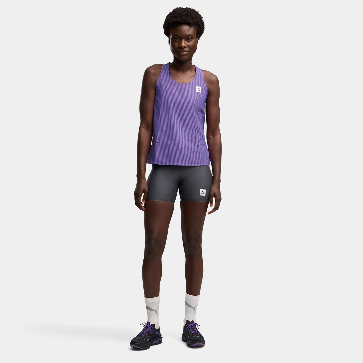 ランニングシューズ P31394301 ディヴィエイト ニトロ エリート 4 SAYSKY レディーズ - Flat Dark Gray-ultra Purple [レディーズ]