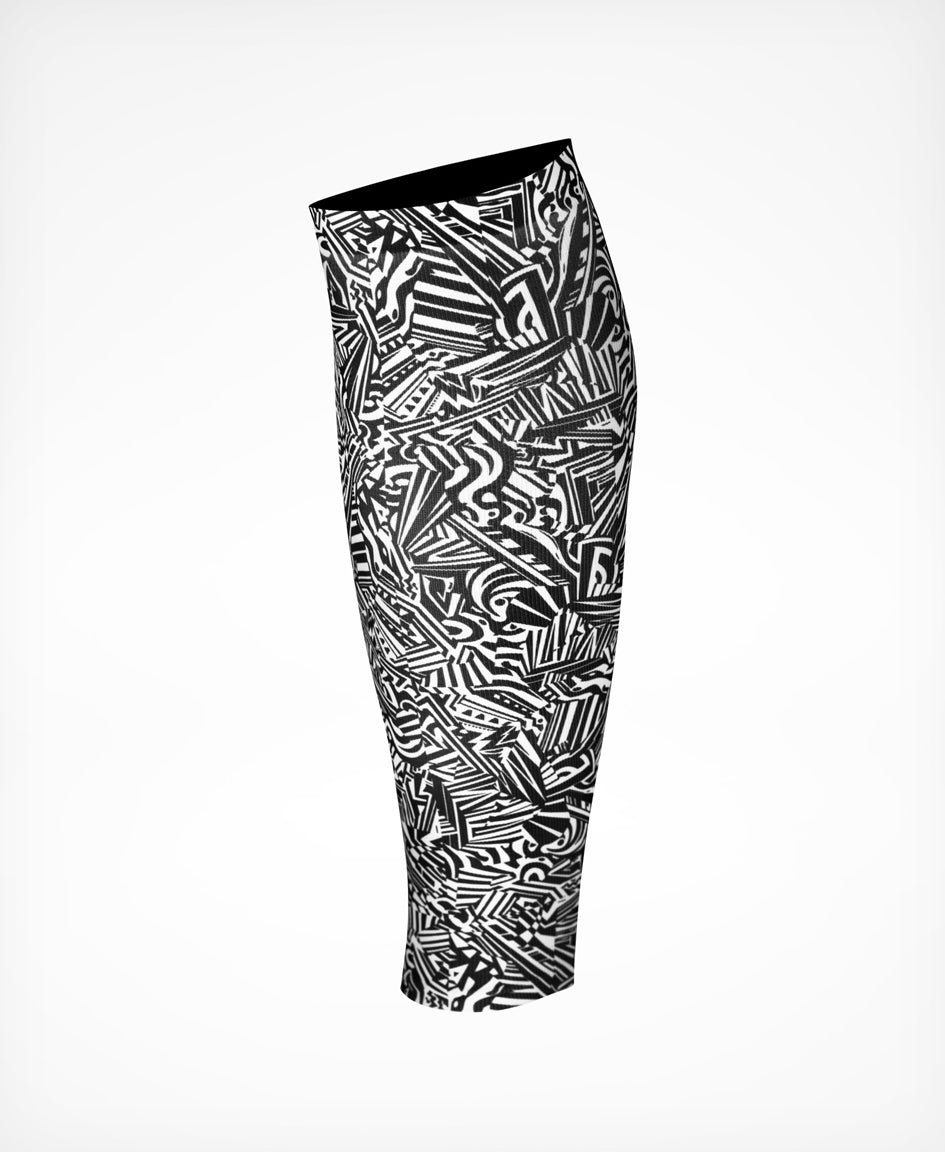 カーフガード CYC316CSBLW 3:sixteen Calf Sleeve Blk/Wht - Black/White [ユニセックス]