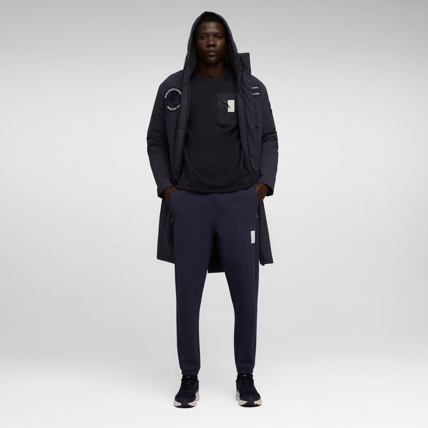 スウェットパンツ P52755516 M Puma X SAYSKY Sweat Pant - New Navy [メンズ]