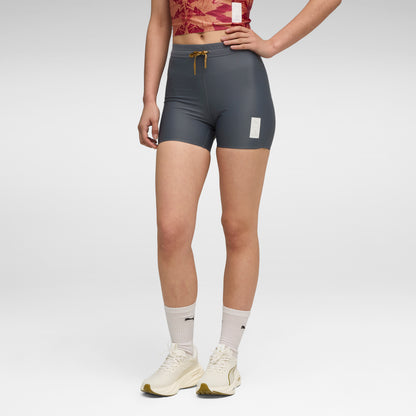 ランニングタイツ P52755844 W Puma X SAYSKY Short Tight - Dusky Gray [レディーズ]