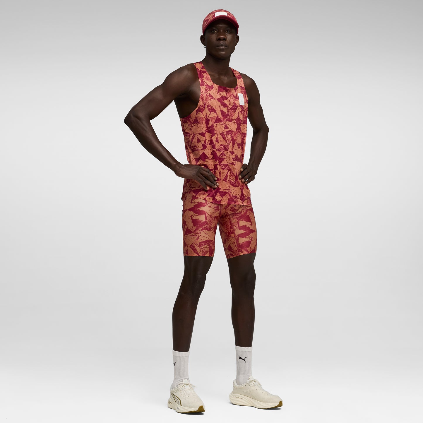 ランニングタイツ P52783290 M Puma X SAYSKY Short Tight Ao - Team Regal Red [メンズ]