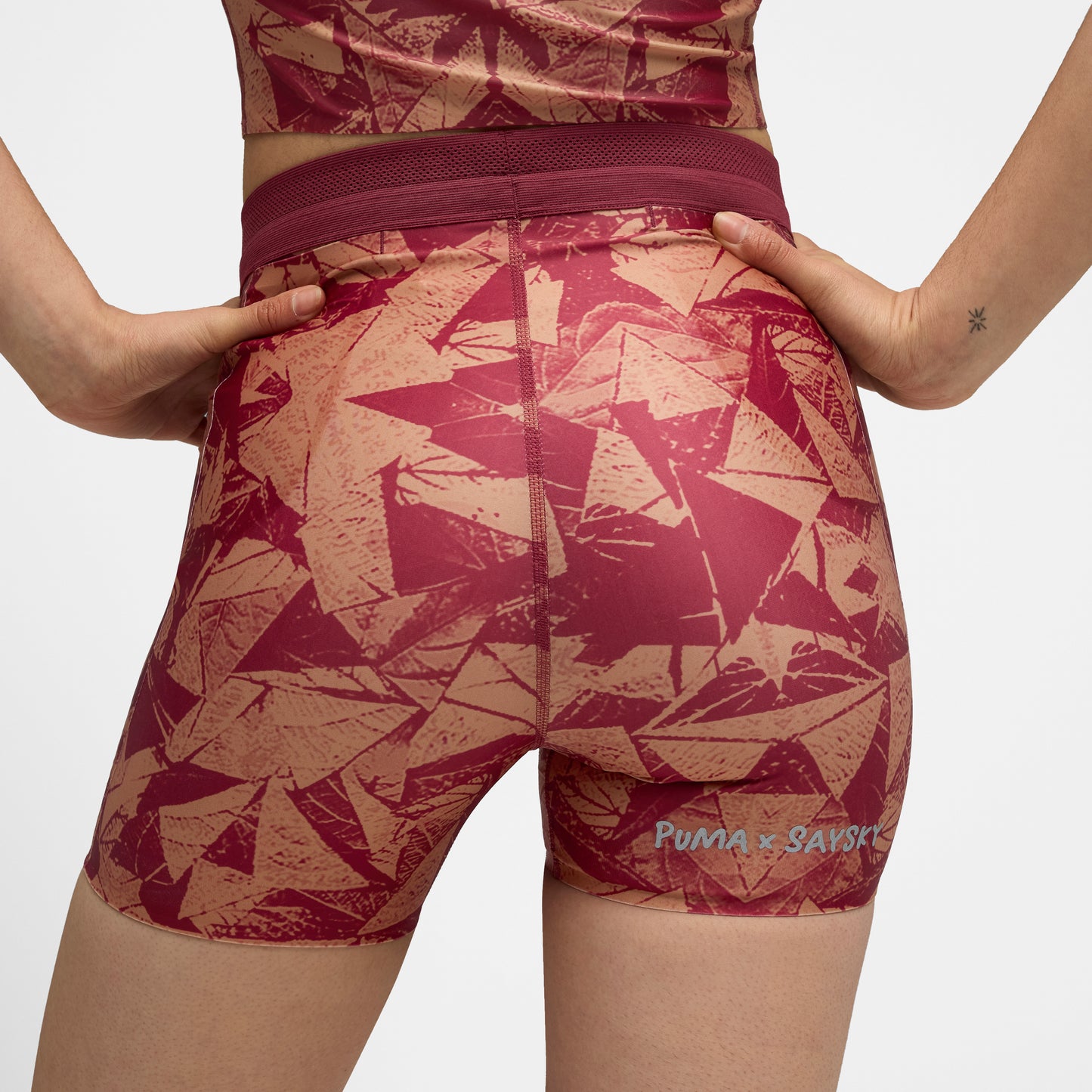 ランニングタイツ P52783490 W Puma X SAYSKY Short Tight Ao - Team Regal Red [レディーズ]