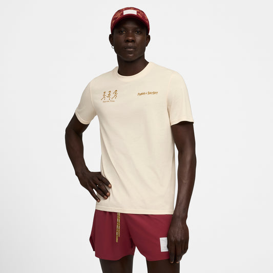 ランニングTシャツ P52823387 Unisex Puma X SAYSKY SS Tee - Alpine Snow [ユニセックス]