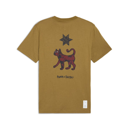 ランニングTシャツ P52823369 Unisex Puma X SAYSKY SS Tee - Honey Butter [ユニセックス]