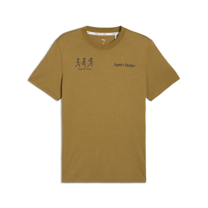 ランニングTシャツ P52823369 Unisex Puma X SAYSKY SS Tee - Honey Butter [ユニセックス]