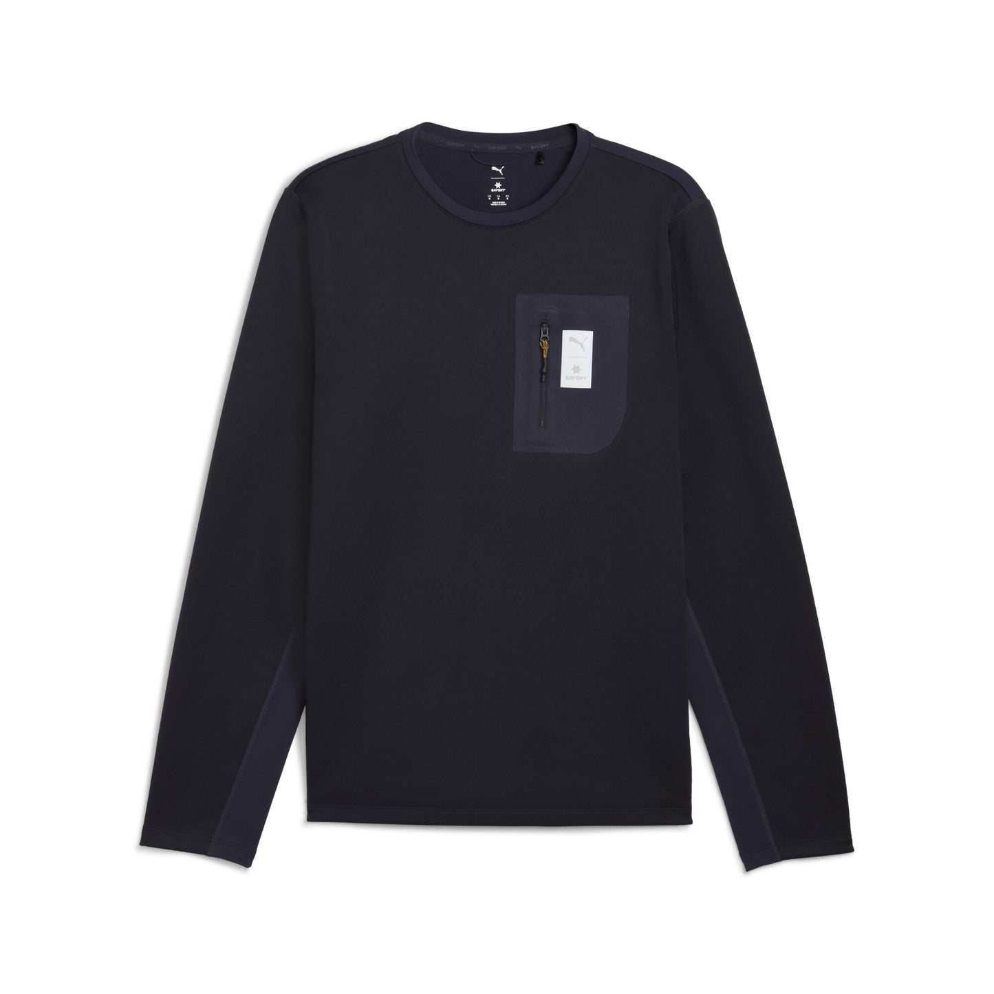 ランニングTシャツ（ロングスリーブ） P52823516 M Puma X SAYSKY Brushed LS - New Navy [メンズ]