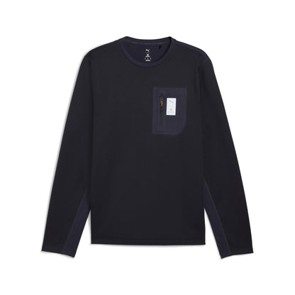 ランニングTシャツ（ロングスリーブ） P52823516 M Puma X SAYSKY Brushed LS - New Navy [メンズ]