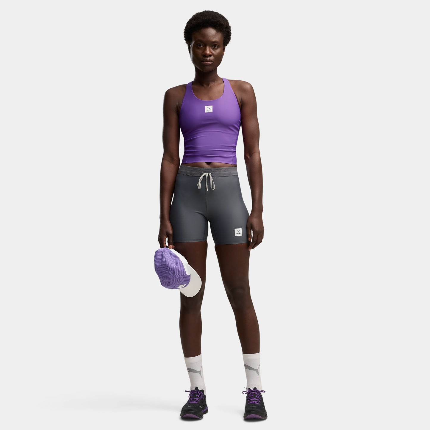 クロップトップ P52899798 W Puma X SAYSKY Lightstride Crop Top - Ultra Purple [レディーズ]