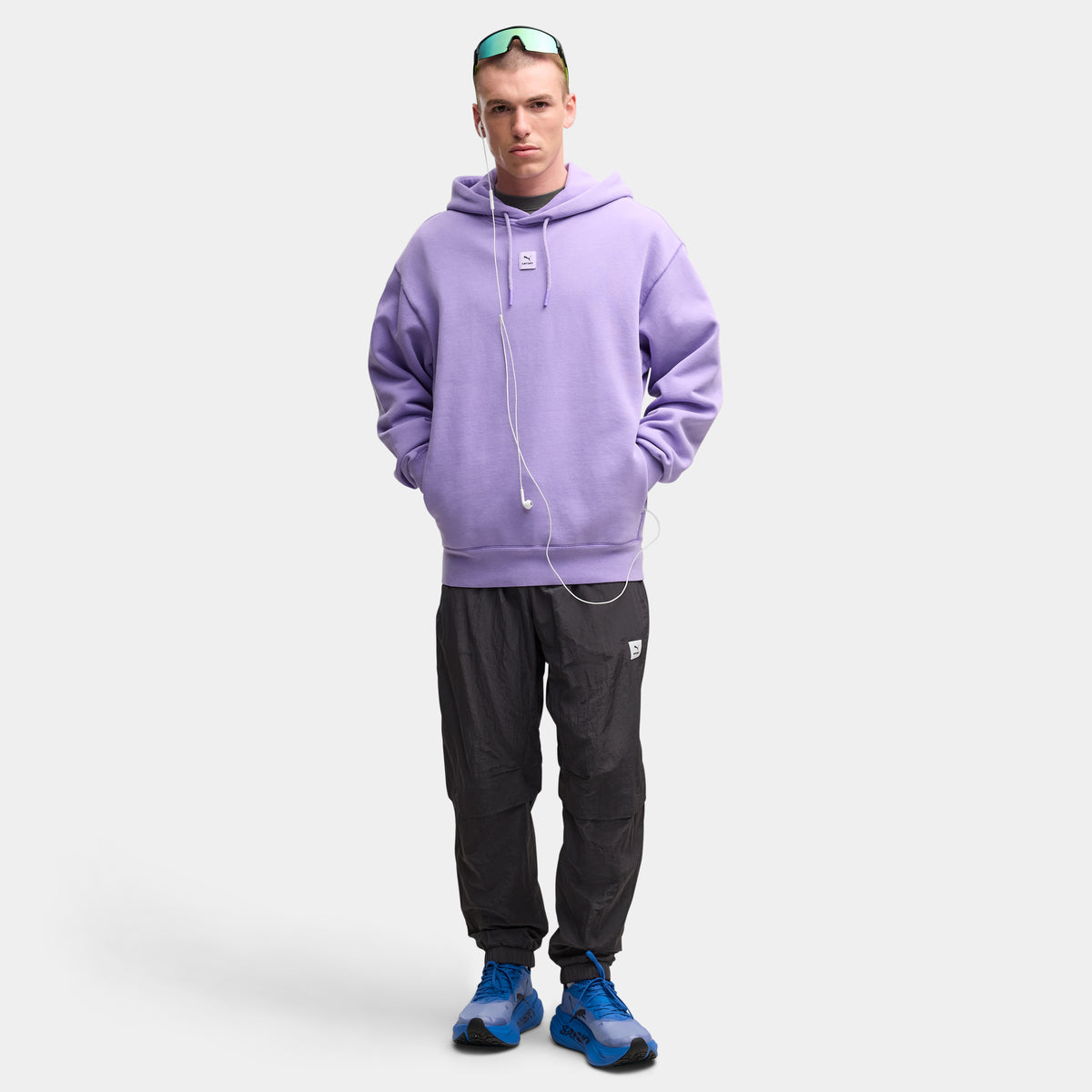 スウェットパーカー P52901446 Unisex Puma X SAYSKY Graphic Sweatshirt - Lavender Alert [ユニセックス]