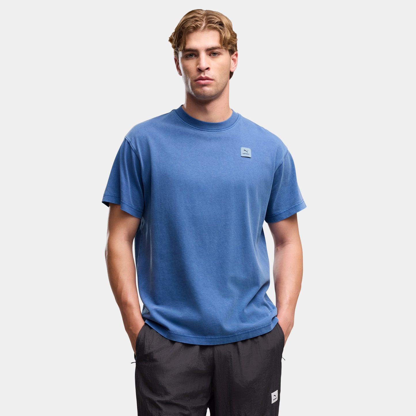 ランニングTシャツ P52901598 Unisex Puma X SAYSKY Graphic Team Tee - Cobalt Glaze [ユニセックス]