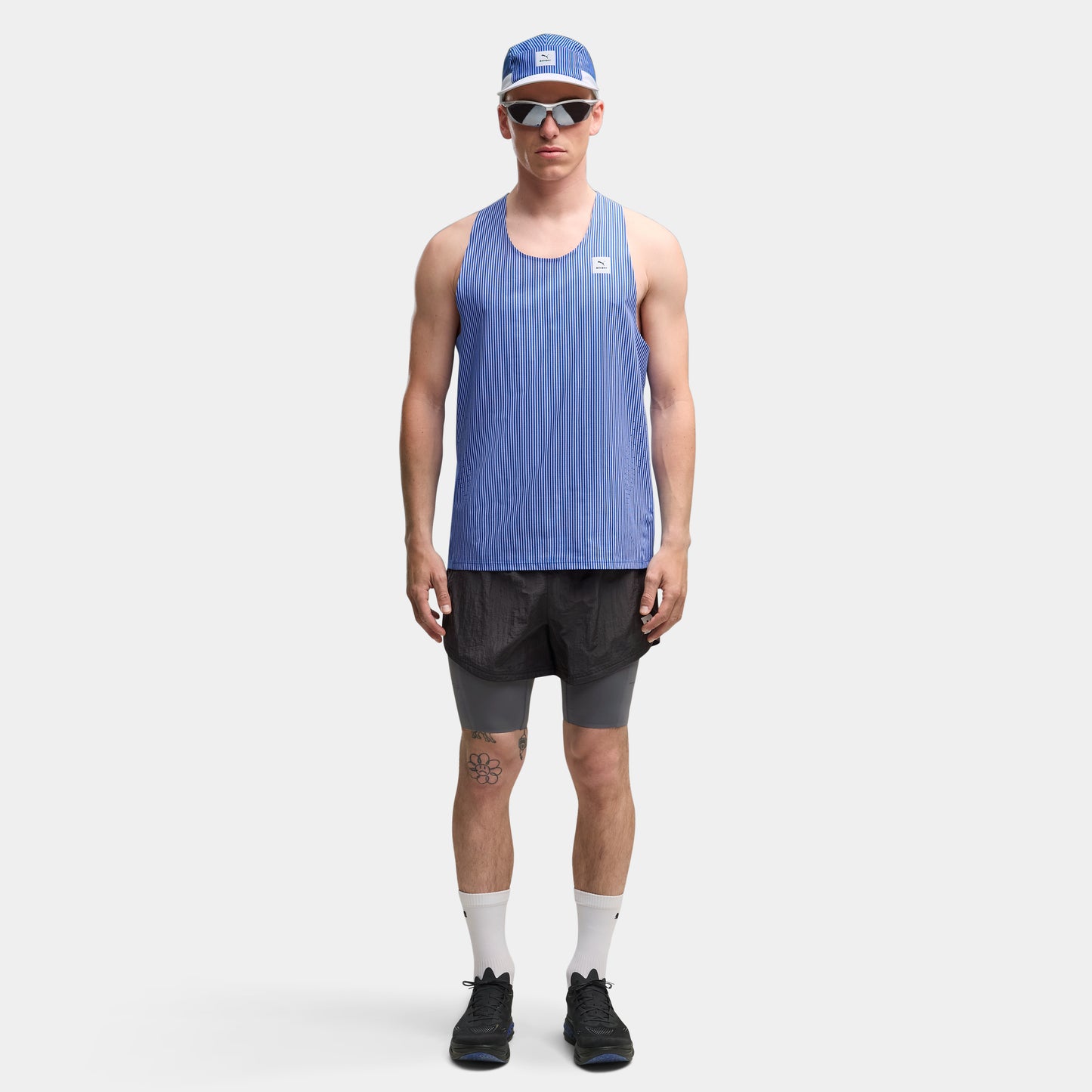 レースシングレット P52901699 M Puma X SAYSKY Ultraweave Singlet - Cobalt Glaze [メンズ]