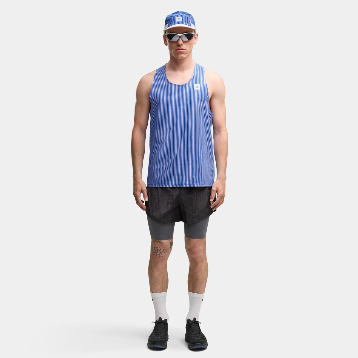 レースシングレット P52901699 M Puma X SAYSKY Ultraweave Singlet - Cobalt Glaze [メンズ]