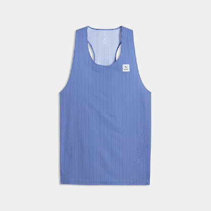 レースシングレット P52901699 M Puma X SAYSKY Ultraweave Singlet - Cobalt Glaze [メンズ]