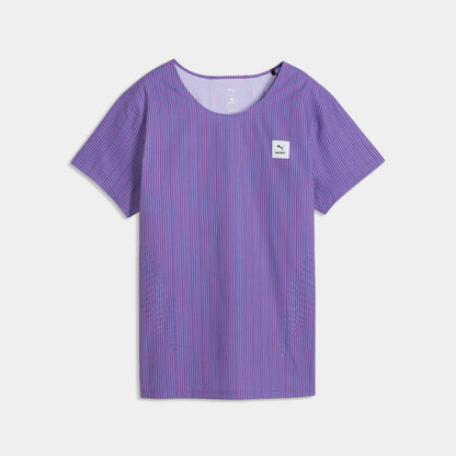 ランニングTシャツ P52901899 W Puma X SAYSKY Ultraweave Short Sleeve - Ultra Purple [レディーズ]
