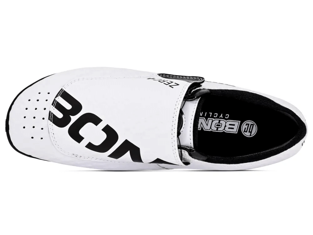 【受注生産品】ロードバイク用シューズ ZPWBLI2A ゼロプラス Zero+ Li2 アジアンフィット Durolite - White/Black [ユニセックス]