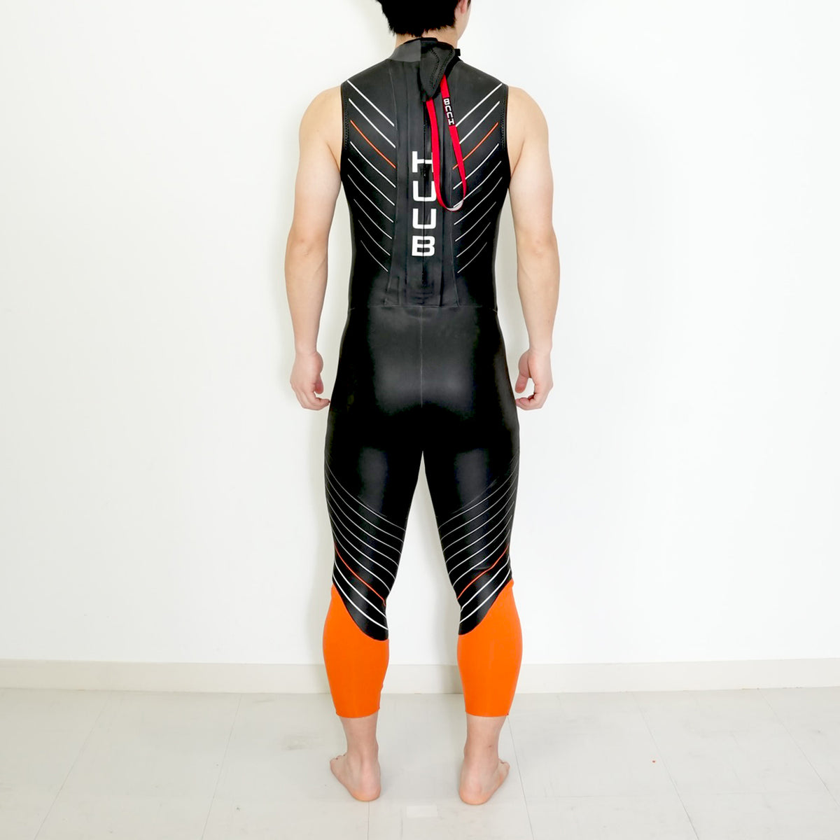 【再入荷】トライアスロン用ウェットスーツ ARAYAS Araya Sleeveless - Black/Orange [メンズ]