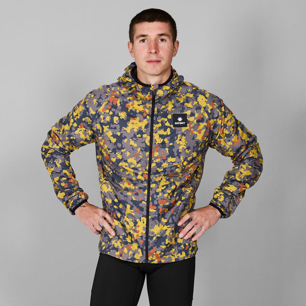 ランニングジャケット MMRJA03c1019 Camo Pace Jacket - Yellow/Grey Flecktarn Fall Camo [メンズ]
