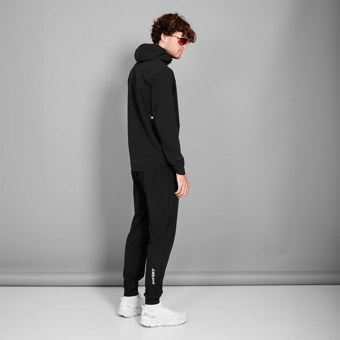 ランニングジャケット XMRJA20c901 Clean Pace Hooded Jacket - Black [メンズ]
