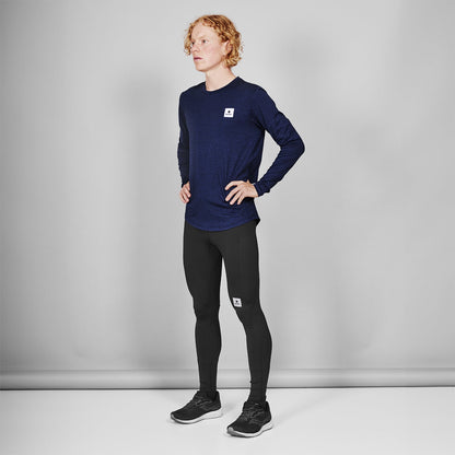 ランニングTシャツ（ロングスリーブ） XMRLS20c2001 Clean Pace Long Sleeve - Blue [メンズ]