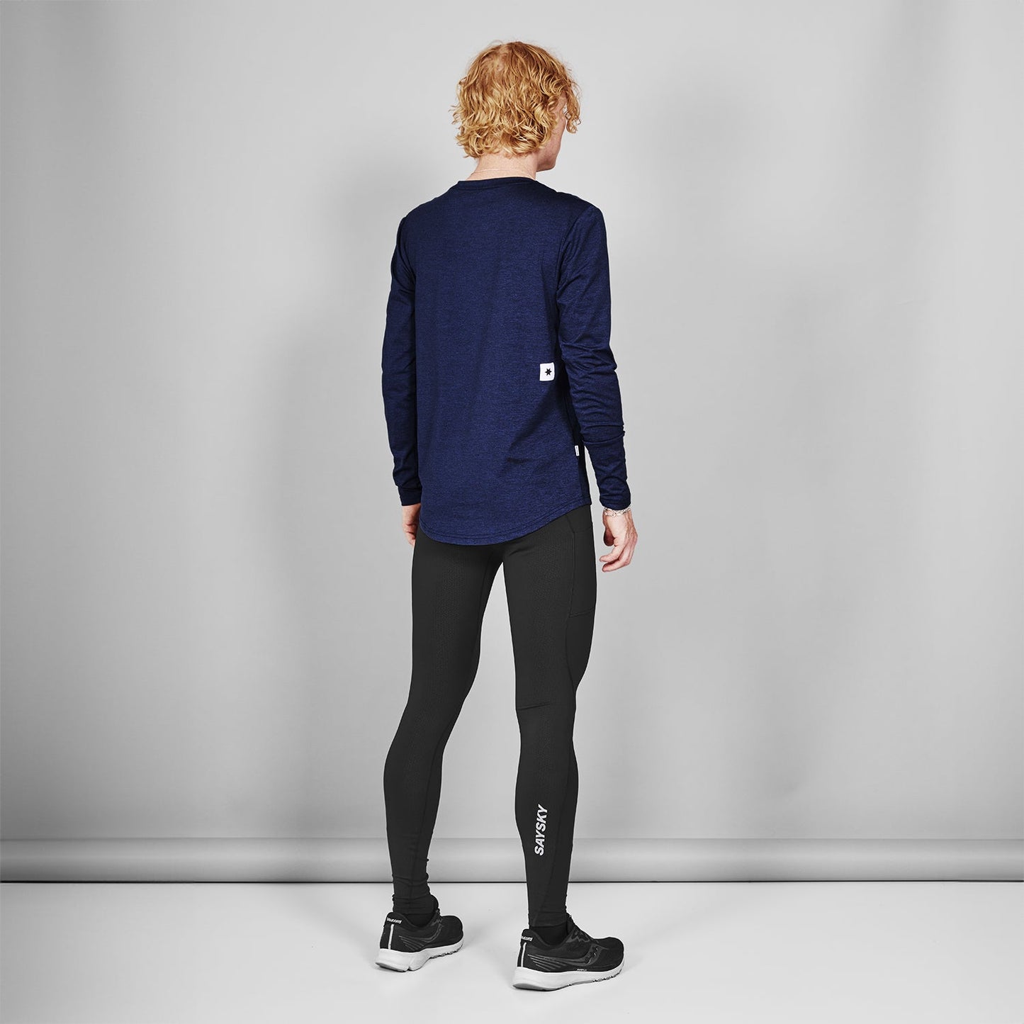 ランニングTシャツ（ロングスリーブ） XMRLS20c2001 Clean Pace Long Sleeve - Blue [メンズ]