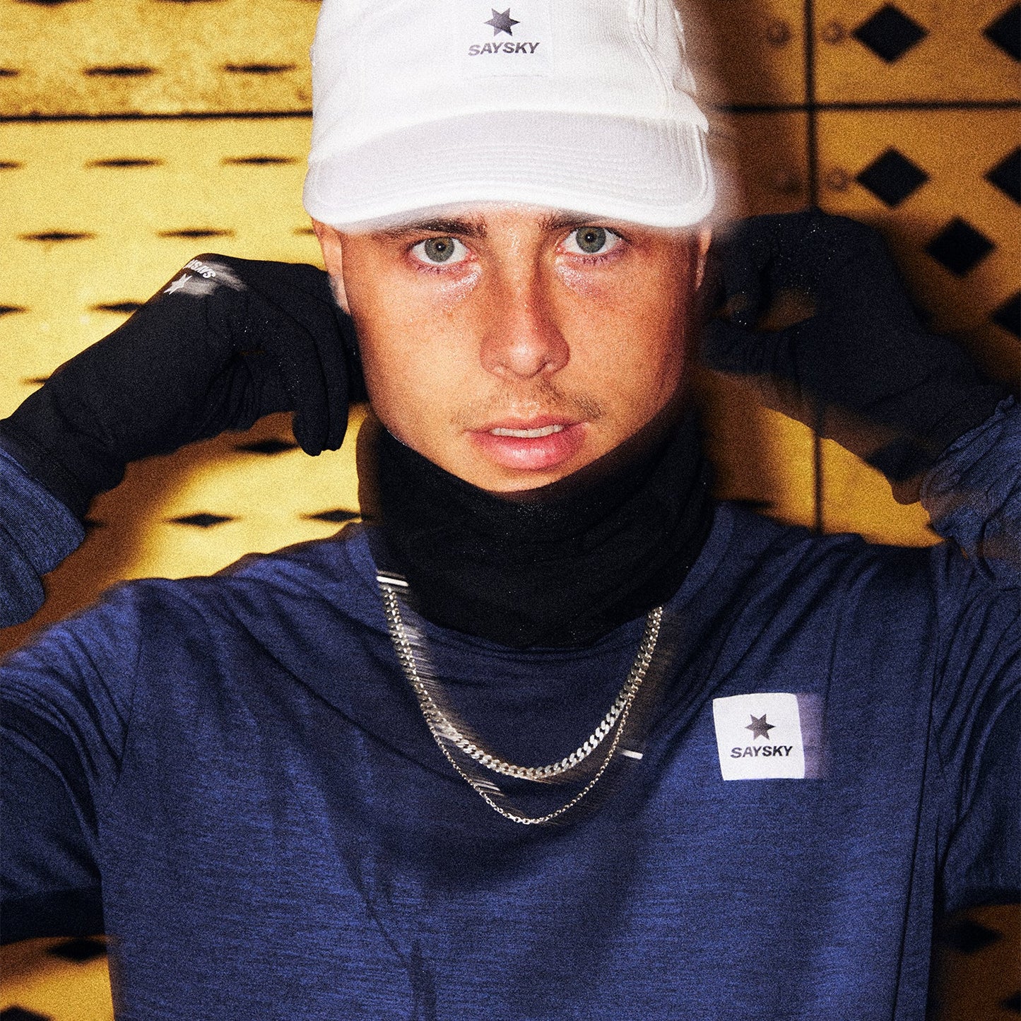 ランニングTシャツ（ロングスリーブ） XMRLS20c2001 Clean Pace Long Sleeve - Blue [メンズ]